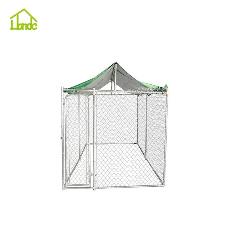 High Quality Chain Link Dog Kennel With Cover